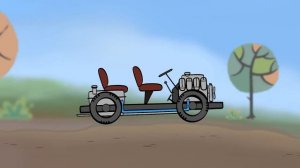 Мультфильм - конструктор про машинки - Машина пикап