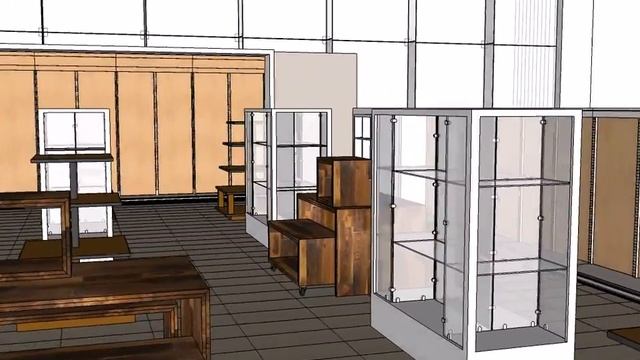 Hallmark Store, Crown Center, Kansas City 3-D SketchUp Walk-thru смотреть онлайн