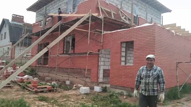 Уй 🏡🏠 курилиши облицовочный кирпичдан 💯👍 смотреть онлайн