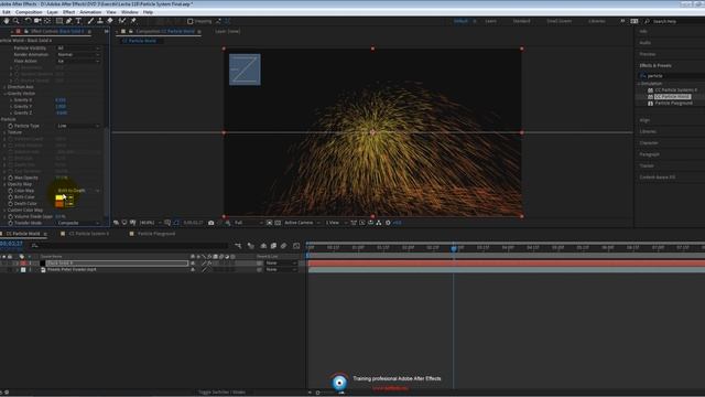 After Effects CC Particle World, curs After Effects смотреть онлайн