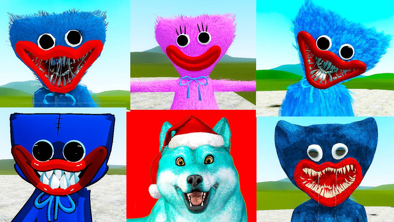 Все виды хагги вагги в гаррис мод! huggy wuggy в Garry's Mod смотреть онлайн