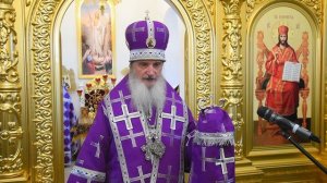 Слово митрополита Петра в день престольного праздника храма иконы Божией Матери «Державная» ОПКУ