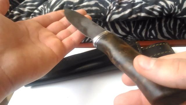 Нож ручной работы из стали ШХ15