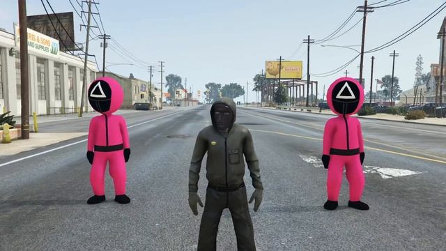 SQUID GAME VS SUPER HEROES In GTA 5 (GTA 5 MODS) смотреть онлайн