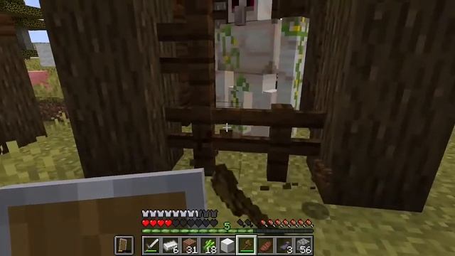 Minecraft Let's play #2 Разбойники и деревня! смотреть онлайн