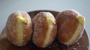 🍩 Воздушные пончики с заварным кремом – жарим на сковороде! 🤤👌