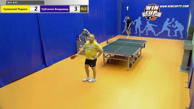 Гулевский Родион 1-3 Чубченко Владимир 02.04.2019 Зал № 1 Вечерний турнир WIN CUP смотреть онлайн