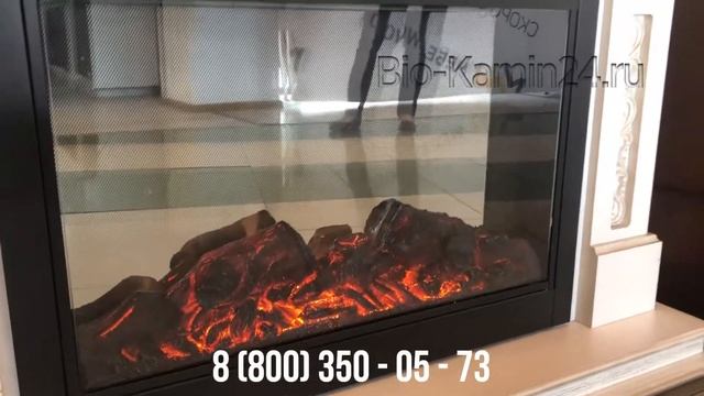 Электрокамин Estella 25,5/26 WT с очагом MoonBlaze S LUX Black RealFlame смотреть онлайн
