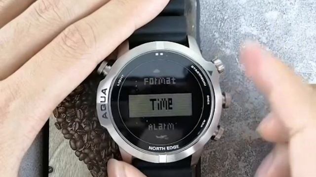how to use NORTH EDGE AQUA WATCH? смотреть онлайн