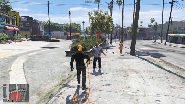 GTA 5 ghost rider mod #gtx panda7 смотреть онлайн