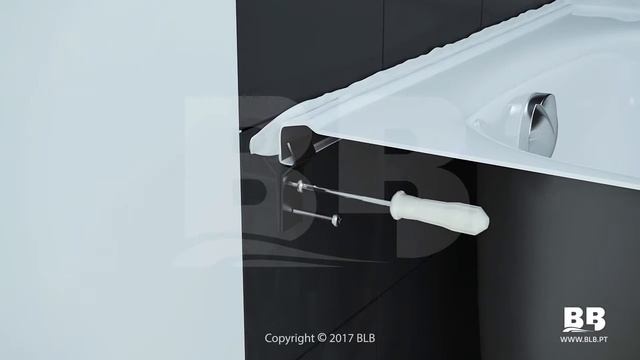 BLB ВАННА С ФРОНТАЛЬНОЙ ПАНЕЛЬЮ И ЦОКОЛЕМ