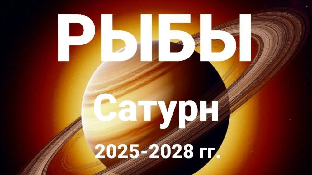 Рыбы. Сатурн 2025-2028 гг. Астрологический прогноз смотреть онлайн