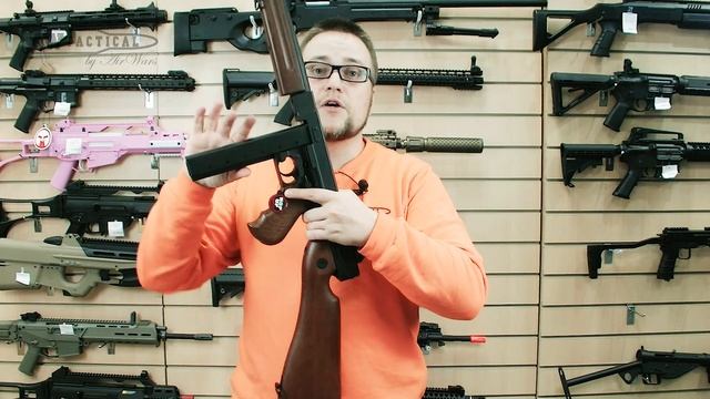 Страйкбольный пистолет пулемет  SNOW WOLF THOMPSON M1A1 (AW6605)