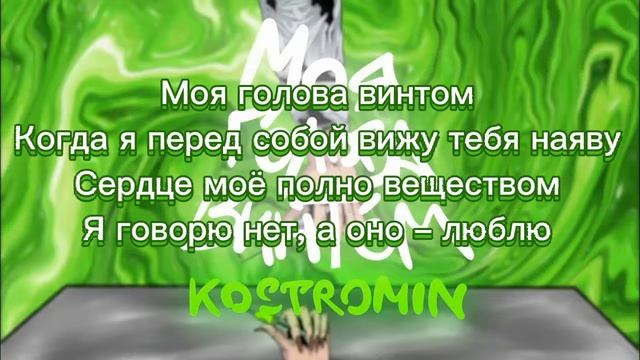 Kostromin - Моя Голова Винтом текст смотреть онлайн