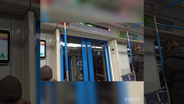Метропоезд 81-765/766/767 Москва со звуком Ежа на Таганско-Краснопресненской линии метро. смотреть онлайн
