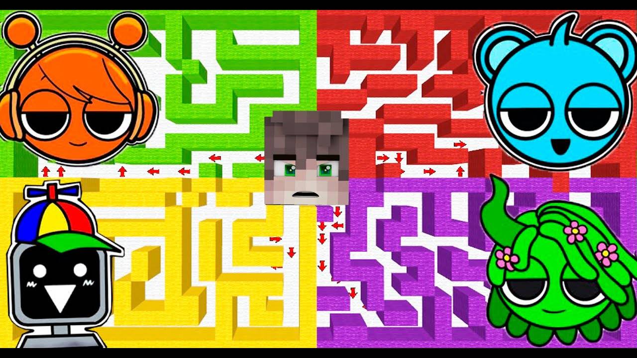 ВЫБЕРИ НОВЫЕ ЛАБИРИНТЫ ВСЕ ВИДЫ СПРУНКИ В МАЙНКРАФТ смотреть онлайн