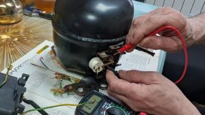 Прозвонка компрессора на работопригодность.