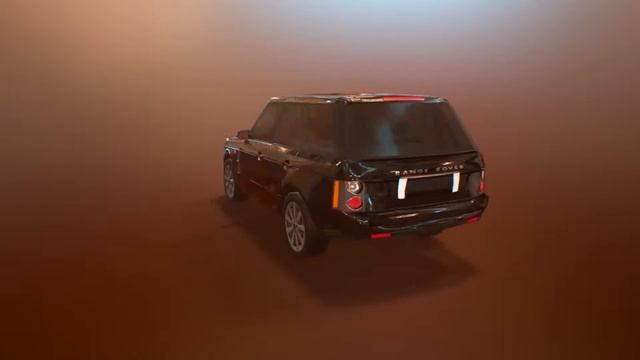 Low Poly Car Range Rover Land Rover 3ds Max 360 смотреть онлайн
