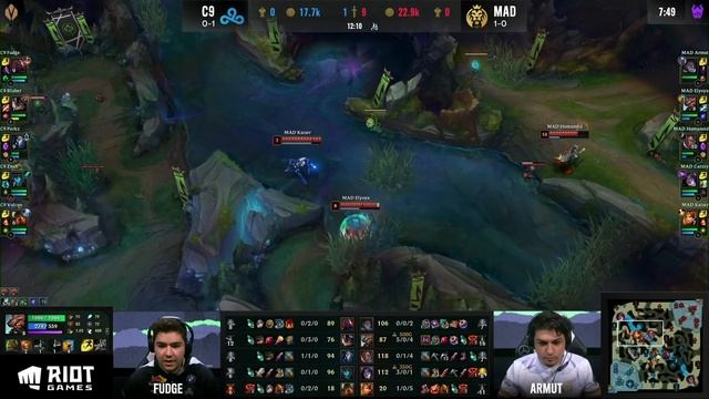 C9 vs MAD | 2021 MSI Стадия поединков День 1 смотреть онлайн