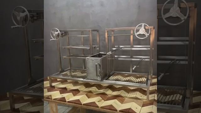 PARRILLA DUPLA PREMIUM - CAIXA DE FOGO CHURRASQUEIRAS GOURMET