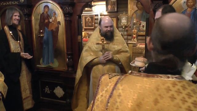 Именины отца Настоятеля Храма прп. Андрея Рублева протоиерея Андрея (Галухина) смотреть онлайн