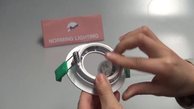 GU10 MR16 MR11 halogen replacement LED Module installation with on fixture with ring lamp holder смотреть онлайн
