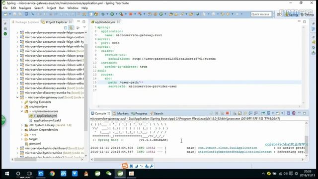31. Zuul指定path+serviceid｜spring cloud study｜微服务｜教学 смотреть онлайн