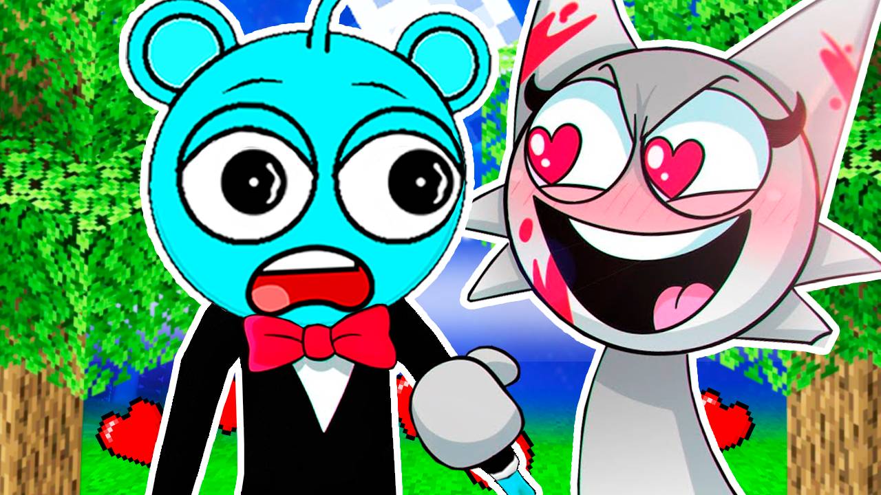 ВЕНДА ВЛЮБИЛАСЬ и ПОЦЕЛОВАЛА СКАЙ у НИХ СВАДЬБА СПРУНКИ в МАЙНКРАФТ смотреть онлайн