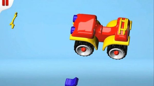 Мультфильм конструктор - Квадроцикл - детское приложение Build and Play