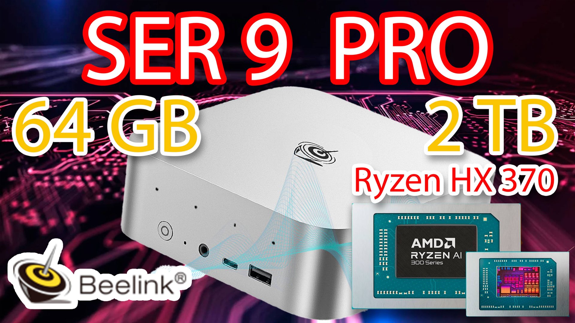 Обзор и тест Beelink SER9 PRO 64GB 2TB смотреть онлайн