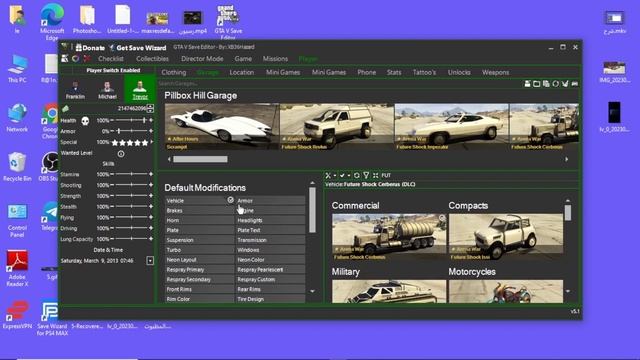 قراند 5 | شرح نسخة السيف اديتور الجديد | NEW SAVE EDITOR و حل  الماشكل التي تواجها في السيف اديتور