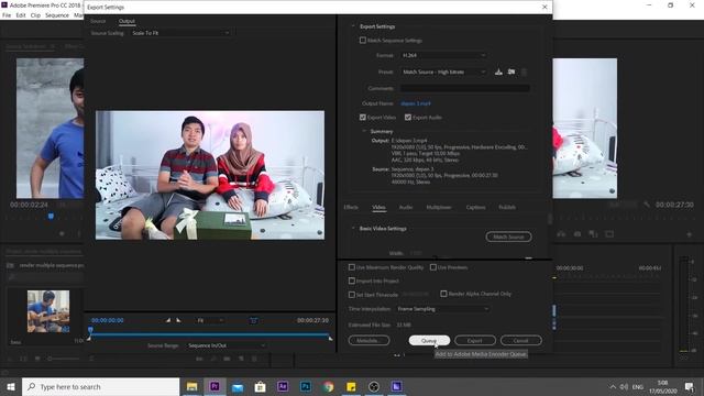 Batch Export | Render Multiple Videos in Premiere Pro | Adobe Media Encoder смотреть онлайн