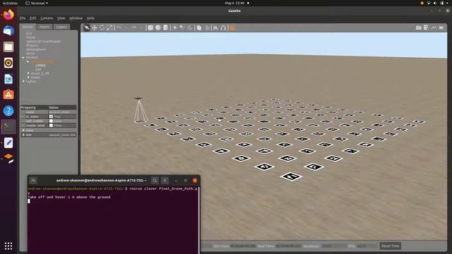 Coex Quadcopter Gazebo Simulation смотреть онлайн