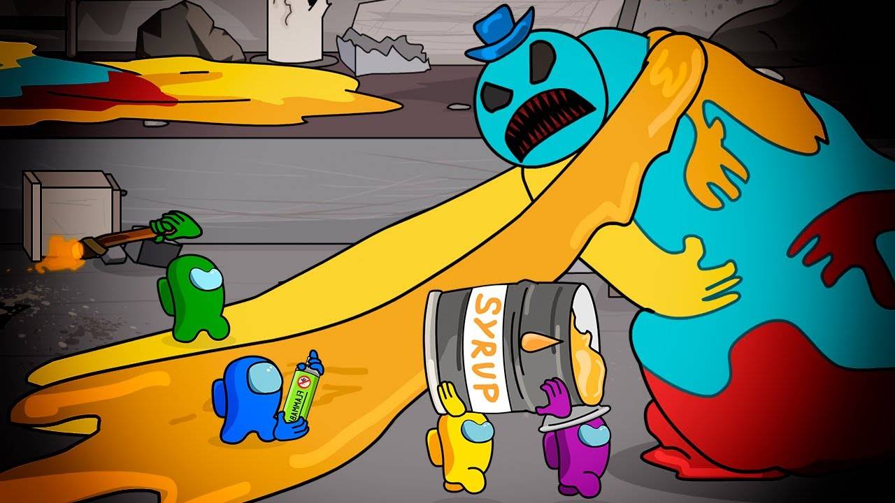 АМОНГ АСПРОТИВ DOUGHMAN POPPY PLAYTIME CHAPTER 4 смотреть онлайн