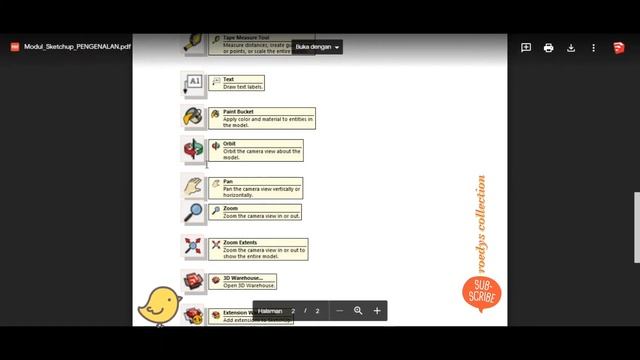 Modul Belajar Sketchup #2 Push/Pull смотреть онлайн