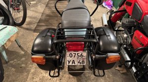 Иж Планета 5 Заводской багажник с кофрами