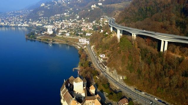 Chillon Castle In 4K - Шильонский замок в 4К разрешении