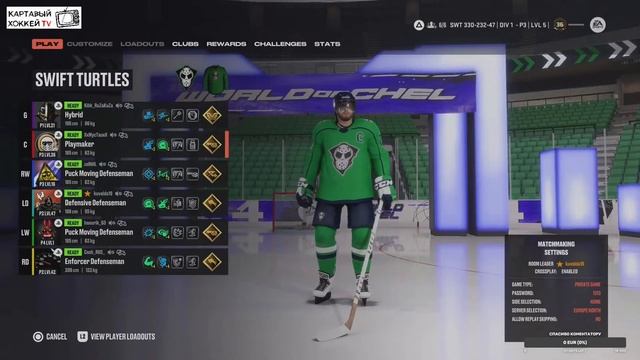 Swift Turtles vs HC Yaroslavl BEARS смотреть онлайн