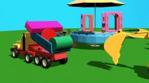 Мультик про экскаватор - Параллелепипед - Город на Детской Площадке