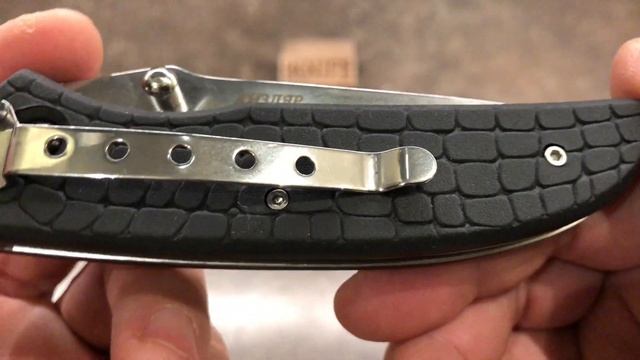 Нож "Ирбис" Elastron от Кизляр. смотреть онлайн