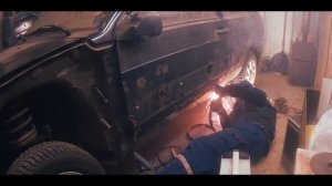 Восстановление гнилой Ваз 2113. Замена порога