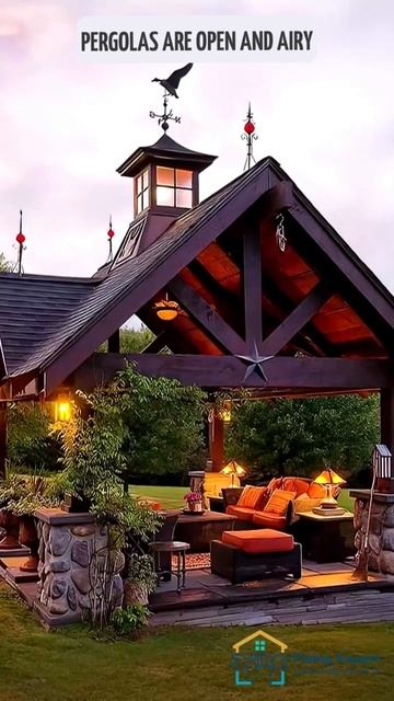 Discover the Beauty of a Wooden Pergola Dubai | How to Build a Wooden Pergola in Dubai | #shorts смотреть онлайн