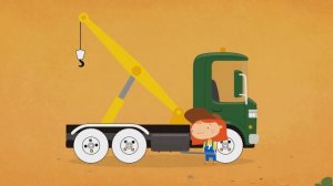 Мультики про машинки помощники - ЭВАКУАТОР - мультфильм раскраска