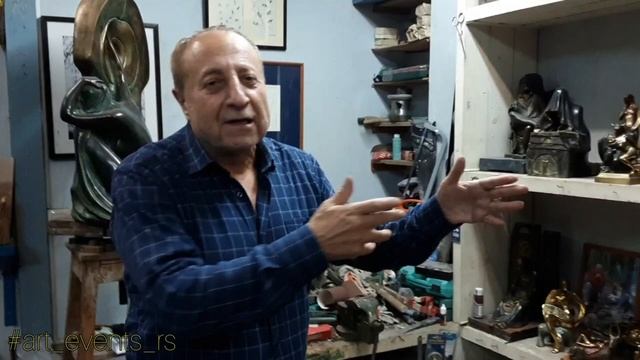 "ДОМ СКУЛЬПТОРА " скульптор Ашот Казарян и его работы #art_events_rs #казарян смотреть онлайн