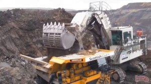 Спецтехника самая большая  Карьерные работы  Самосвал, бульдозер, экскаватор  Развивающее видео