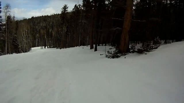 Snowboarding down Heading Home, Prospector at Angel Fire, NM - 3/19/2012 .3 смотреть онлайн