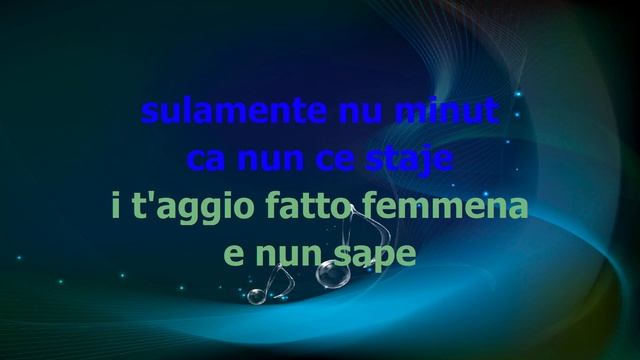 Corrado - Si nun ce stisse tu Karaoke Demo смотреть онлайн