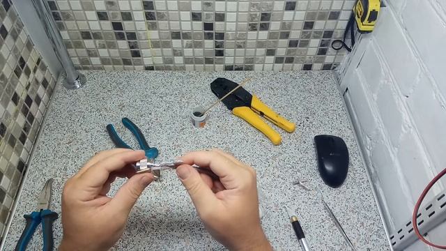 Изготовление кабельной сборки N-типа на кабеле RG58