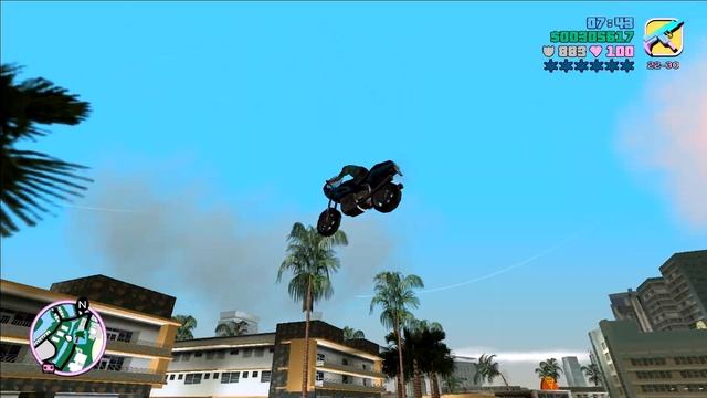 GTA Vice City прохождение на 100%. Часть 3. Unique Stunt Jumps. смотреть онлайн