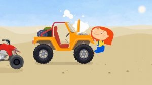 Мультфильмы про ремонт машинок  - Доктор Машинкова в пустыне